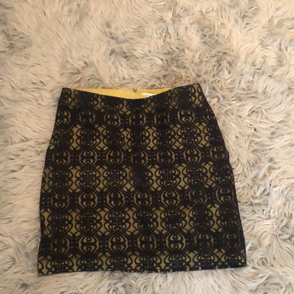 Multi colored lace skirt